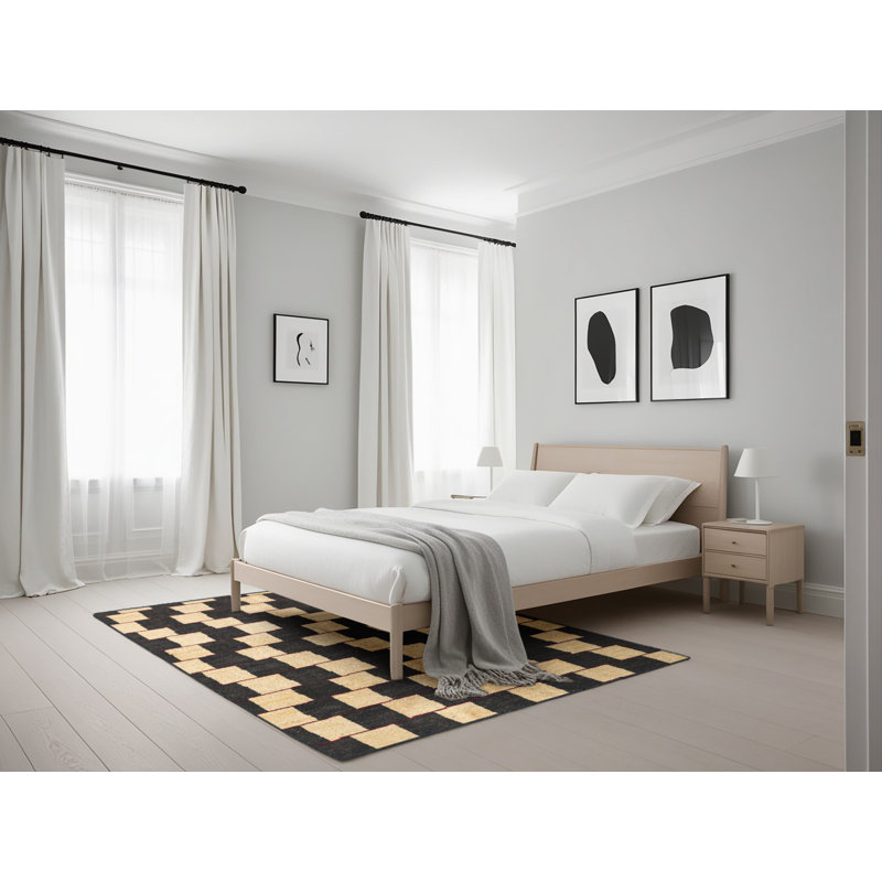 Tapis abstrait moderne 5291, Rectangle 5 pi x 7 pi