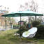 Parasol extérieur 14,8 pi. Grand rectangulaire avec 100%. Ouverture / fermeture sans effort. Convient au grand parasol de jardin, au bord de la piscine ou dans la cour. Manivelle pratique pour fermer et ouvrir. Nice