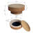 31.5" Modern Round Coffee Table With Storage Solid Wood Veneered Coffee Table Accent Tea Table-1452732521