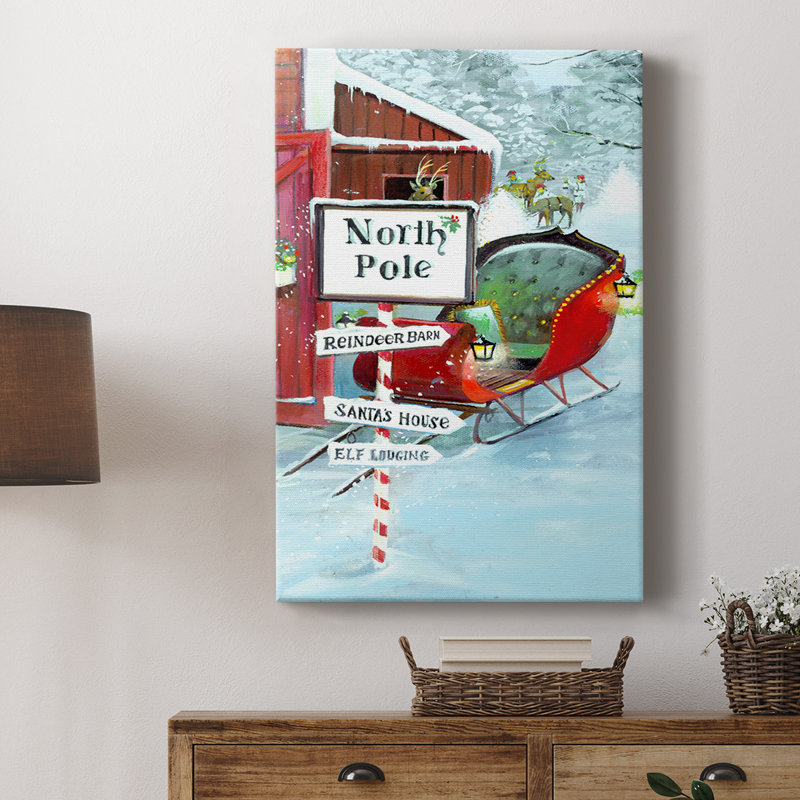 The North Pole - Galerie Cavas sur mesure, 36" H x 24" W