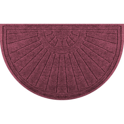 WaterHog® Sunburst 24 in. x 39 in. Half Round Indoor Outdoor Doormat