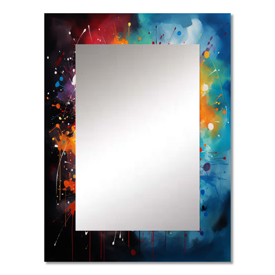 Casino Royale Roulette V - Casino Large Wall Mirror, Modern Decorative Mirror, Printed Metal Art