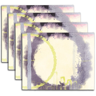Krisstopher Polyester Abstract Placemat