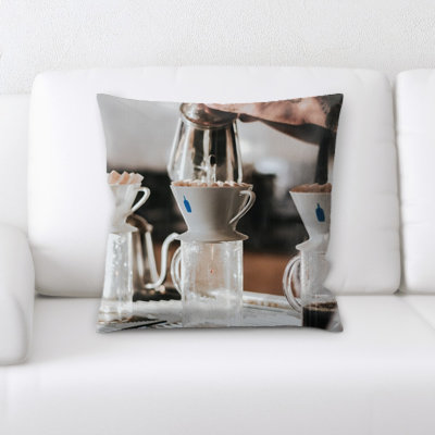 Microsuede Reversible Throw Pillow