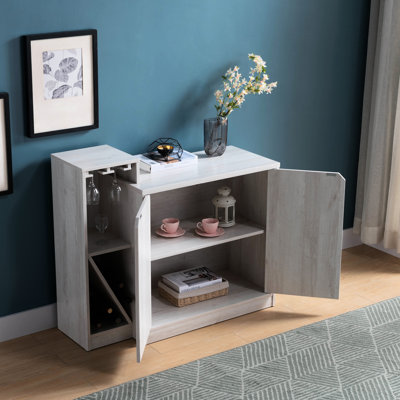 Bar, armoire de rangement pour bouteilles de vin, pouvant contenir 4 bouteilles de vin