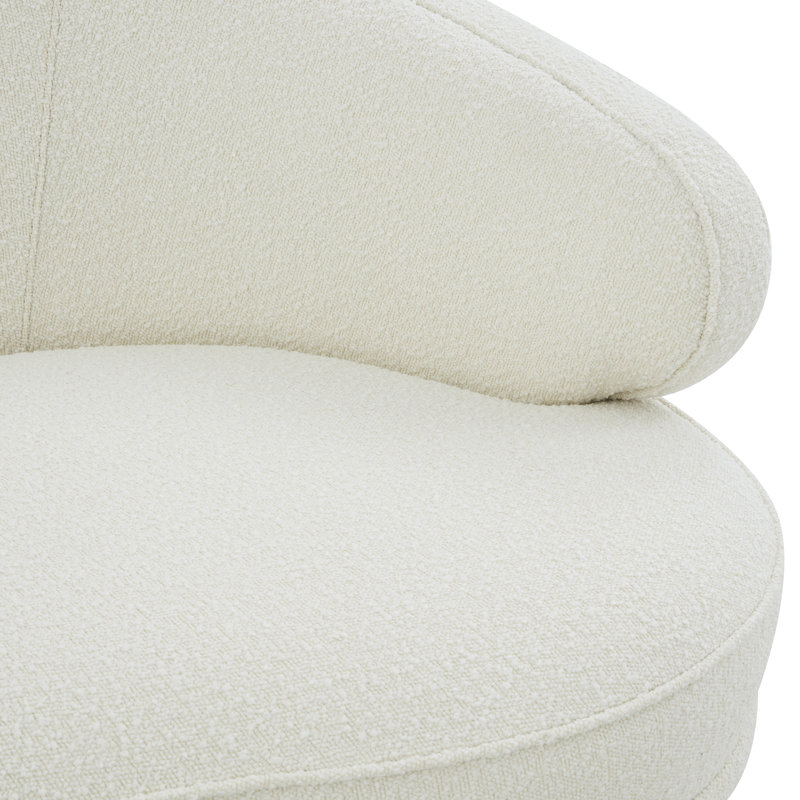 Avanah Upholstered 89.4'' Sofa, Ivory Boucle