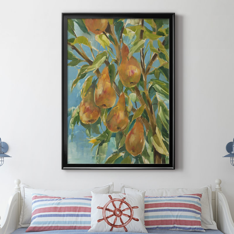 IN A PEAR TREE, toile encadrée de qualité supérieure - prête à être accrochée, H 30,5 po x l 42,5 po x P 1,5 po
