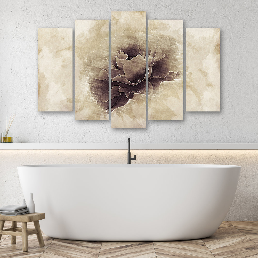 Leinwandbild Rose Flower Vintage