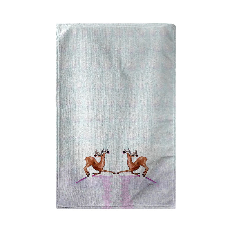 Serviette de cuisine cerf à danse