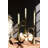  Trumpet-Shaped Antique Brass Taper Candle Holders Set of 3, 12" H