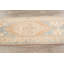 Tapis de couloir en Tapis décoratif laine de noué à la main New Age bleu/beige de conception unique 2 pi 8 po x 10 pi 2 po New Age