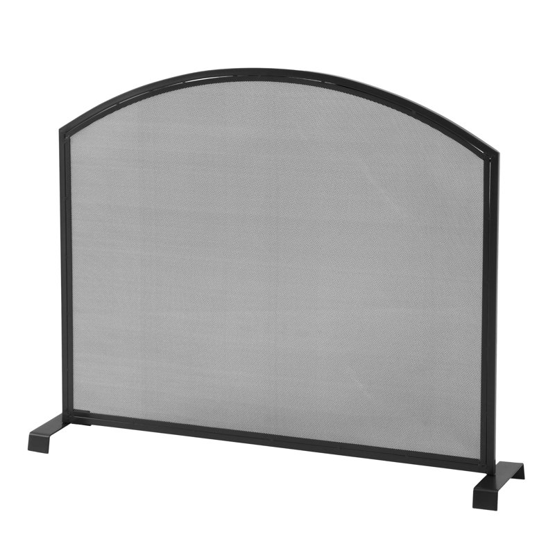 Single Door Iron Fireplace Door