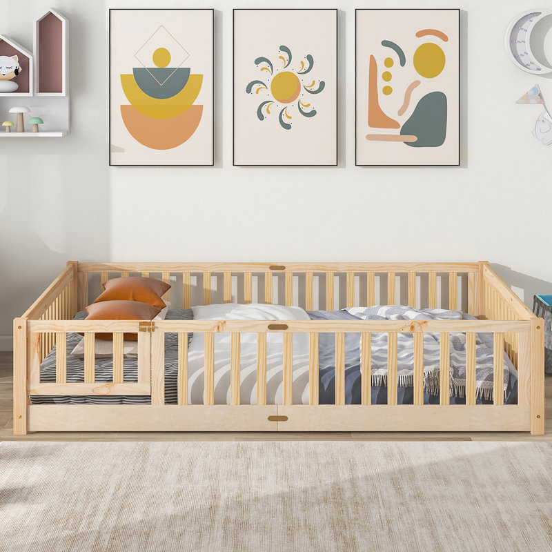 Grand lit plateforme Mcclamma par Red Barrel Studio®