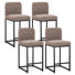 Chenille Bar Stool For Smart Life Set Of 4