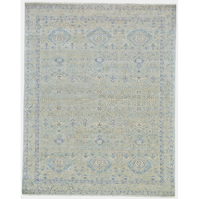Wool Oriental Indoor Rug, Rectangle 4' x 6'