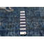 Tapis unique en laine bleu foncé 9 pi 10 po x 13 pi 5 po Kosho