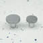 Polished Chrome Knurled Edge Disc Knobs-126282131