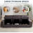 2/3/4 Seat Modular Sofa Modern Couch with Storage, Chenille Fabric Couches For Living Room, Office, Apart, Deep Seat, Usb Charge Port, with Removable Cover-108995615-102673628