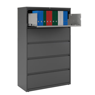 Harietta 42'' Wide 5 -Drawer Steel File Cabinet