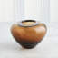 Undulating Vase-Dark Amber-Lg-1692796698