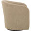 Fauteuil demi-tonneau pivotant en polyester 30,5 po Anrea-1608296697