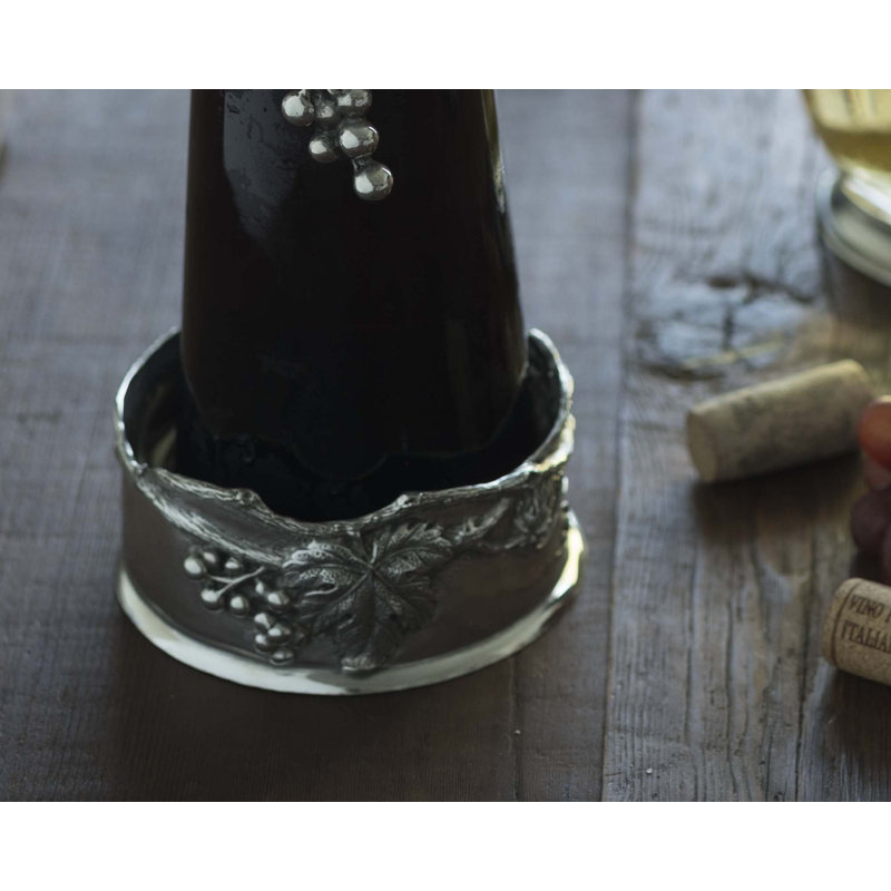 Vineyard Pewter Round Coaster