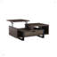 Table basse à plateau relevable avec rangement