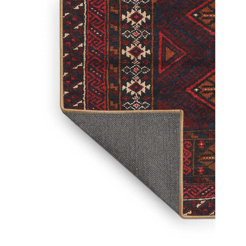Tapis marron / noir, Rectangle 8 pi x 12 pi