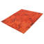 Tapis unique en laine noué à la main orange vieilli 8 pi x 9 pi 11 po Bejou