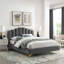 Grand lit plateforme en velours Olivia-1892347228