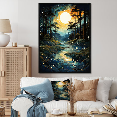 Drip Natures Pulse River IV - Paysage et nature, art mural, salon