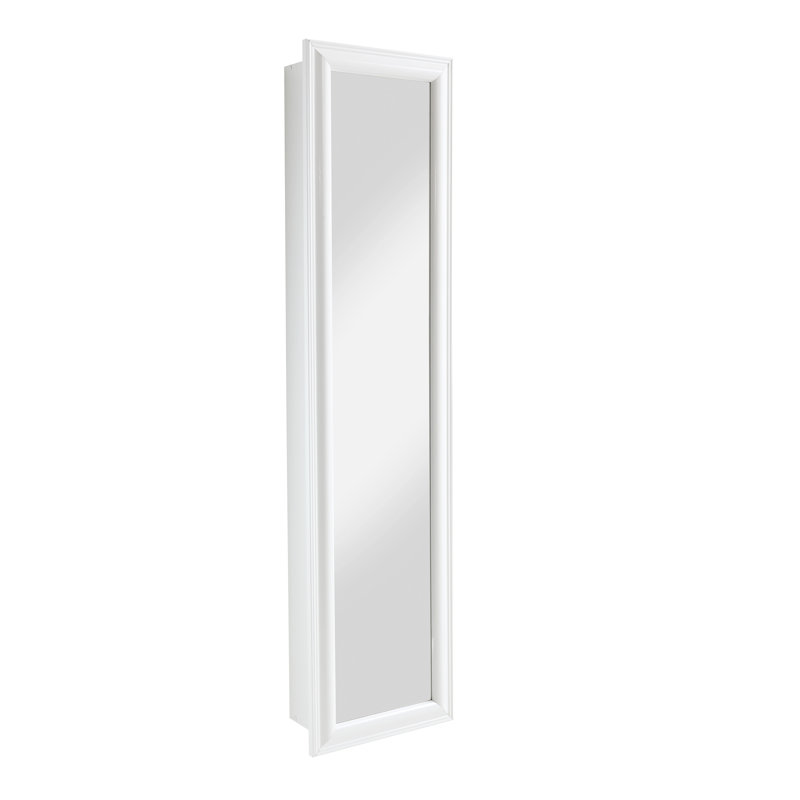Particle Wood Flat Wall Mirror