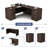  66.93'' L-Shaped Executive Desk with Cabinets-1772012140