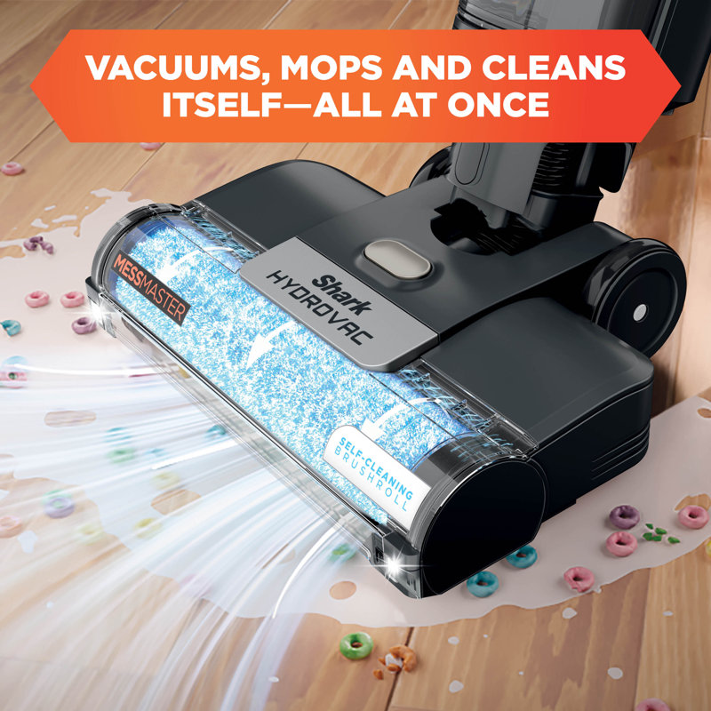 Shark HydroVac MessMaster Wet Dry Cordless Vacuum Cleaner, 3-in-1 Multi-Surface Vacuum Mop & Self-Cleaning System, Lightweight, Powerful Suction, for Hard Floors & Area Rugs, Stone