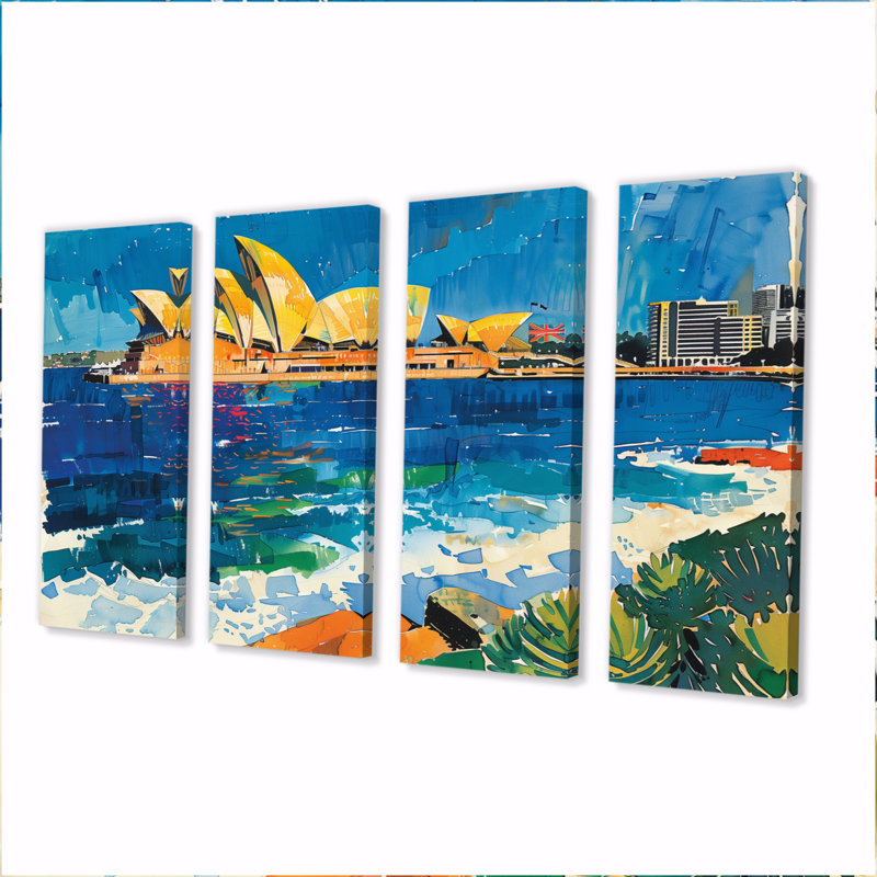 Pop Art, Sydney, Opéra de Landmark, ensemble de reproduction d'art mural, Australie, H 28 po x l 48 po