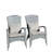Patio Chair With Cushions( Grey Cushion)