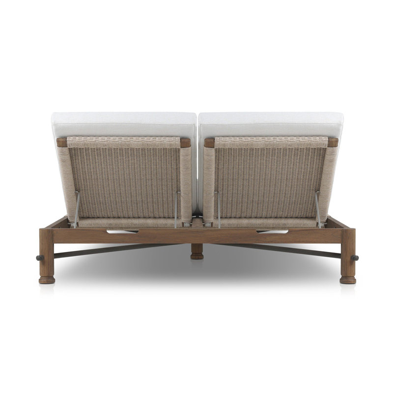 Finnegan Outdoor Double Chaise, Alessi Linen