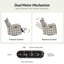 Fauteuil inclinable électrique pivotant et berçant 32 po Thorndike-1648484347