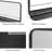 Imane Rectangle Wall Mounted Mirror with Shelf