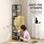 165cm H x 33.5cm W Steel Standard Bookcase-1742660625