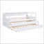 Lit de jour simple TG en bois avec 2 gigognes