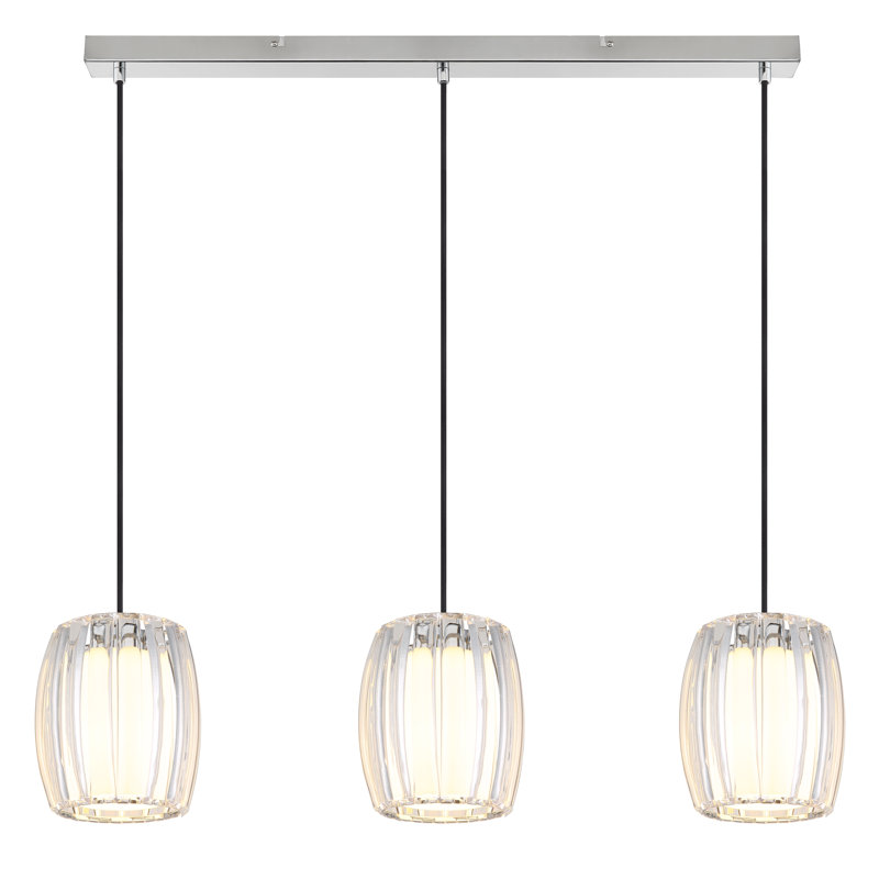 Alixandria 3 - Light Chrome Geometric Pendant