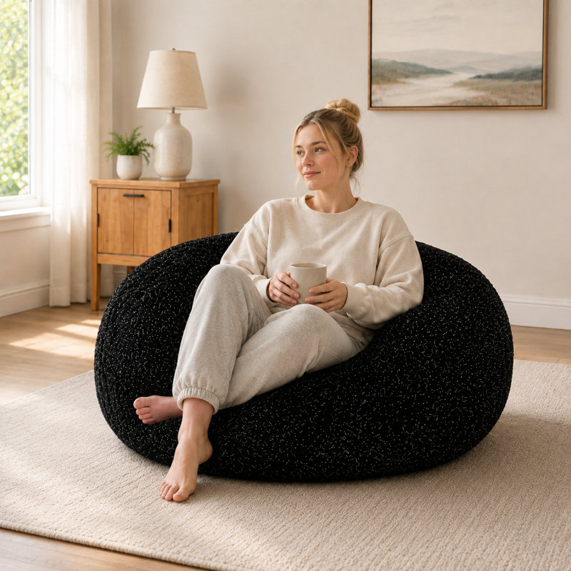 Fauteuil à billes 4FT, Noir