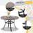 4 - Person Patio Dining Set with Round Table-694948222-694948221