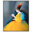Homenaje A Fragonard Print by Benito Cerna