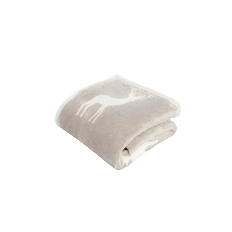 Manisha Knitted Throw Blanket, Natural