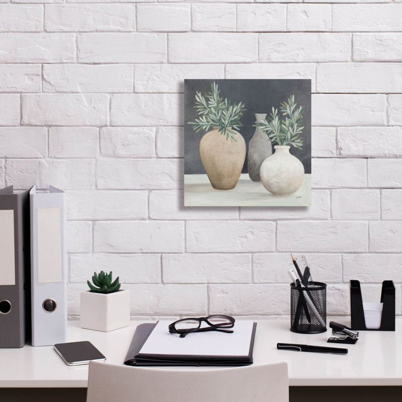 «Fresh Vessels 2» par Julia Purinton, art mural sur toile, H 12 po x l 12 po x P 0,75 po