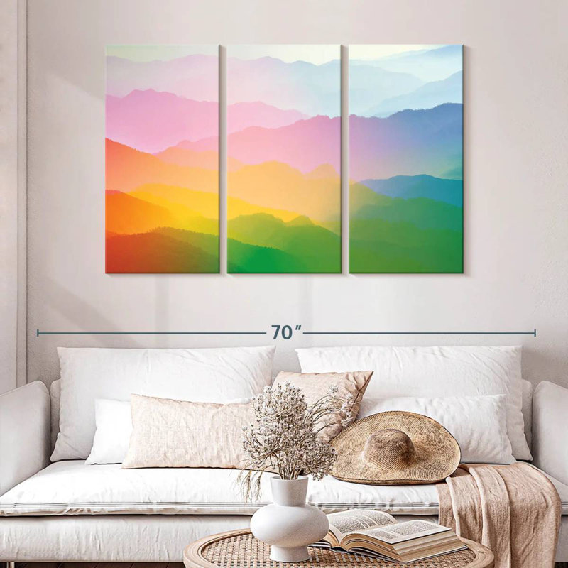 Alvord Rainbow Mountains, H 32 po x l 50 po