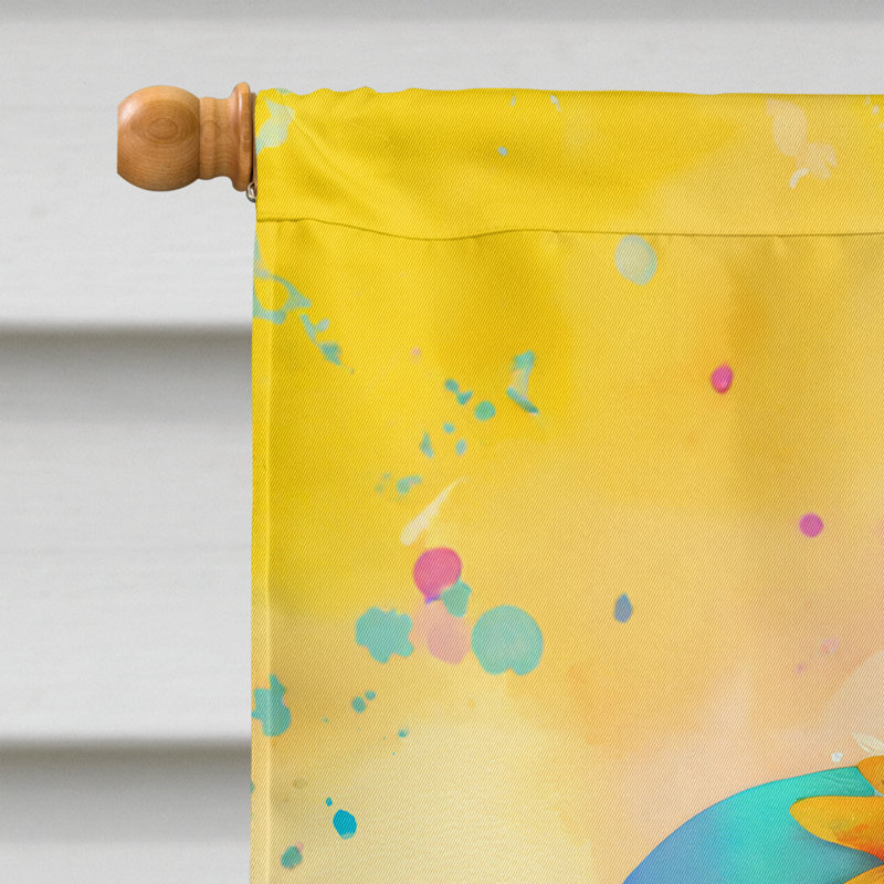 Drapeau de la maison Hippie Dawg, Terrier brun