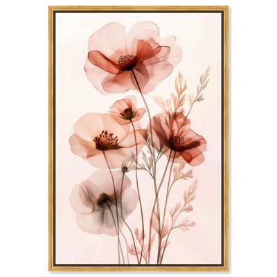 «Petal Dye I», art floral élégant par 